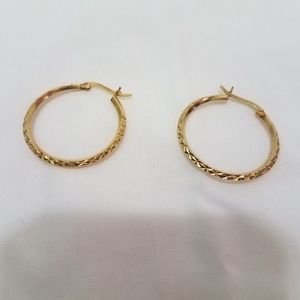 Technibond Hoop Earrings